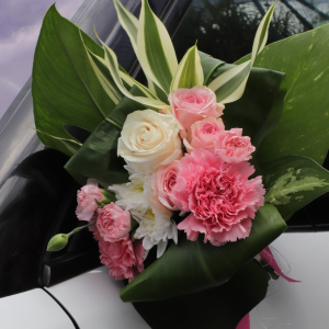 Modèle Fleur Voiture « GROS BOUQUET RETROVISEURS »