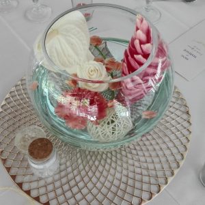 Forfait 5 Centres de table « VASE BOULE »