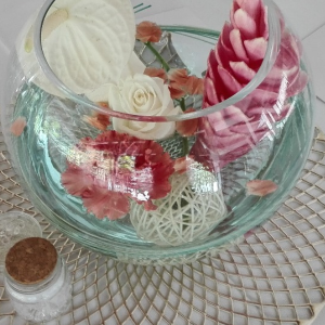 Forfait 5 Centres de table « VASE BOULE »
